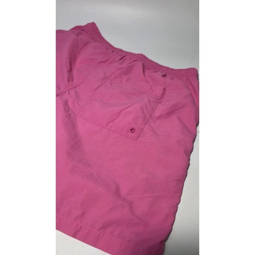 Empyre Mens Swim Trunks Size M Pink with Pockets Elastic Waist Swim Beach Resort